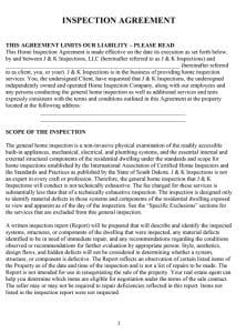 Inspection Agreement